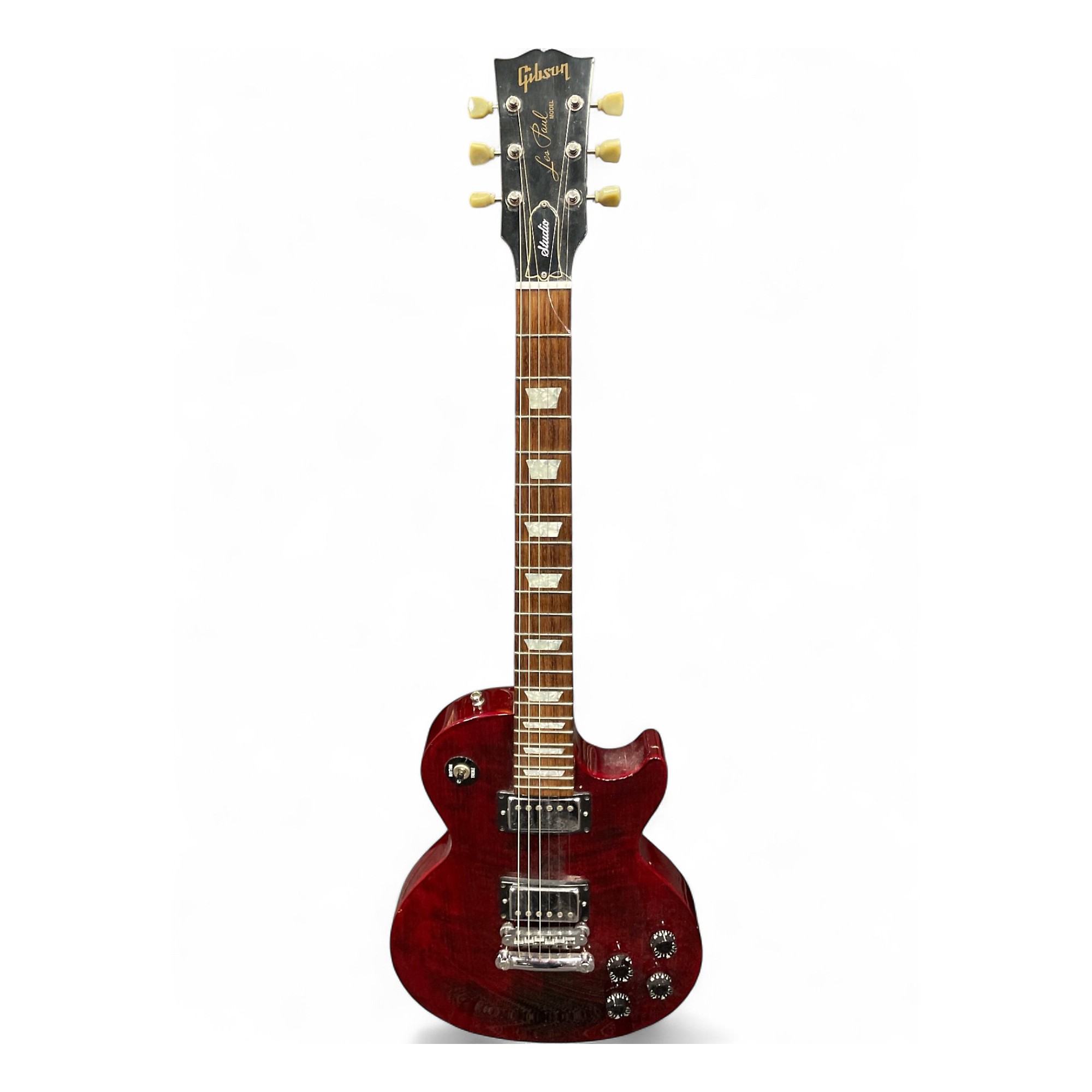 Gibson Les Paul スタジオ(70's Tribute レッド) Gibson Les Paul Studio '70s Tribute Electric Guitar with Gig Bag