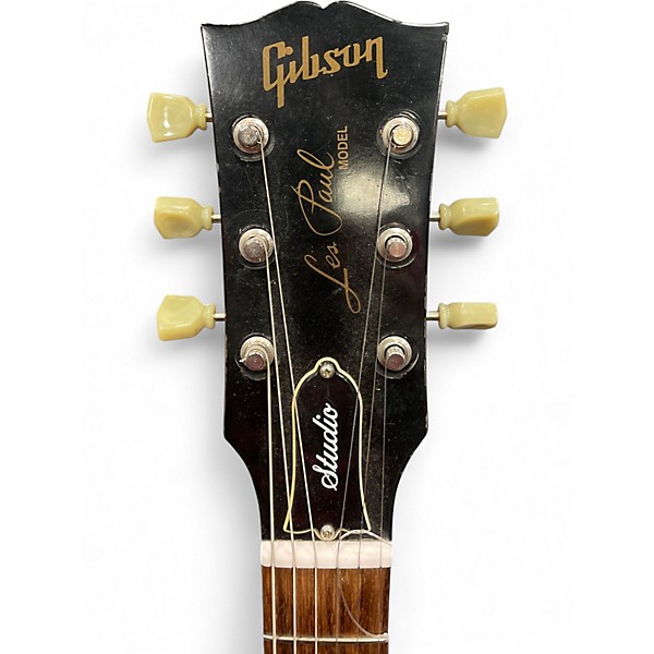 Used Gibson Les Paul Studio Red Solid Body Electric Guitar