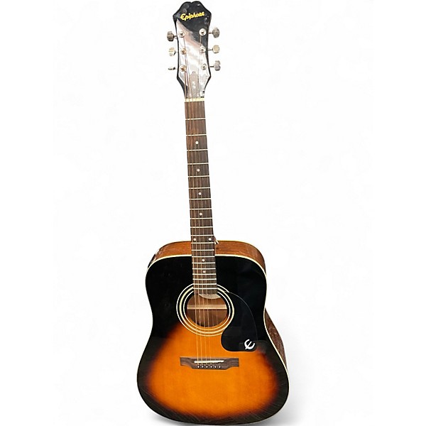 Used Epiphone PR150 2 Color Sunburst Acoustic Guitar