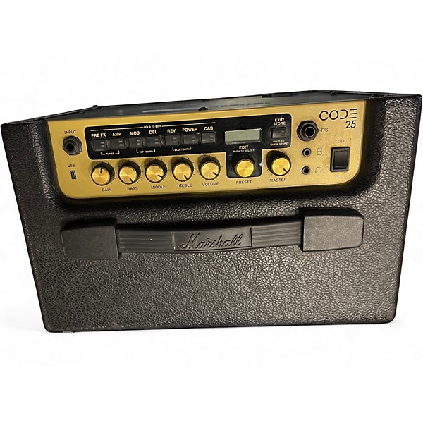 Used Marshall CODE 25W 1x10 Guitar Combo Amp