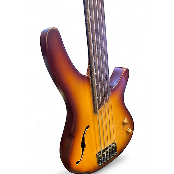 Used Ibanez SRH505 VIOLIN BURST Electric Bass Guitar