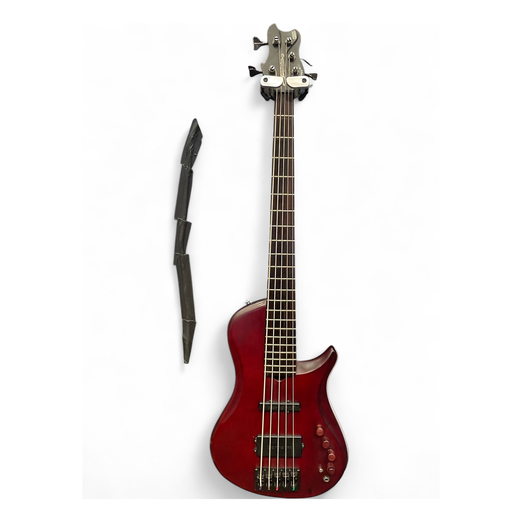 Used Brubaker Brute MJXSC-5 Black Electric Bass Guitar Black