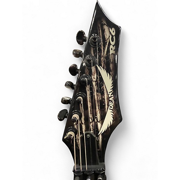 Used Dean RC6 Rusty Cooley Xenocide HR Geiger Graphic Solid Body Electric Guitar