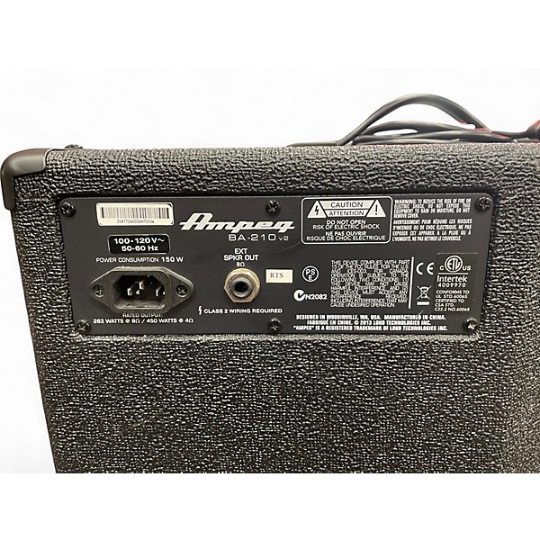 Used Ampeg BA210V2 2x10 Bass Combo Amp