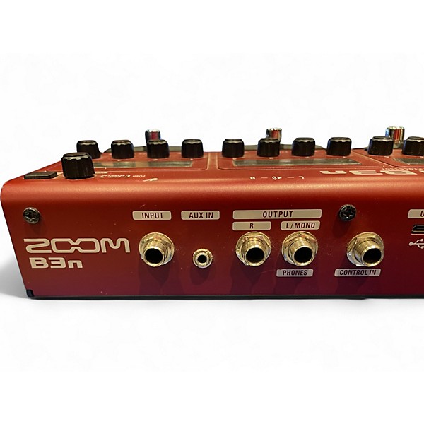 Used Zoom B3N Bass FX And Amp Simulator Bass Effect Pedal