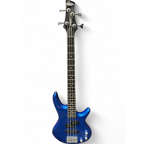 Used Ibanez GSRM20 Blue Electric Bass Guitar