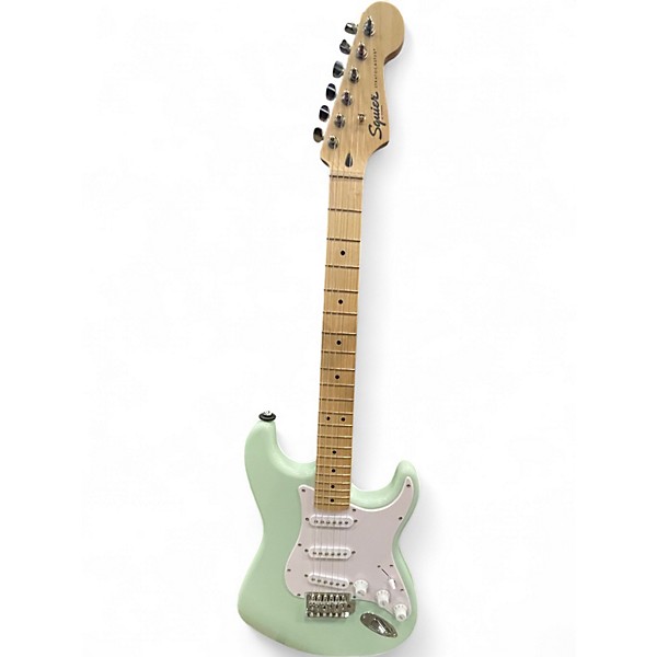 Used Squier SONIC STRATOCASTER Surf Green Solid Body Electric Guitar
