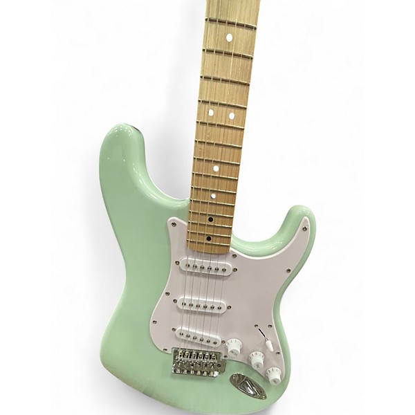 Used Squier SONIC STRATOCASTER Surf Green Solid Body Electric Guitar