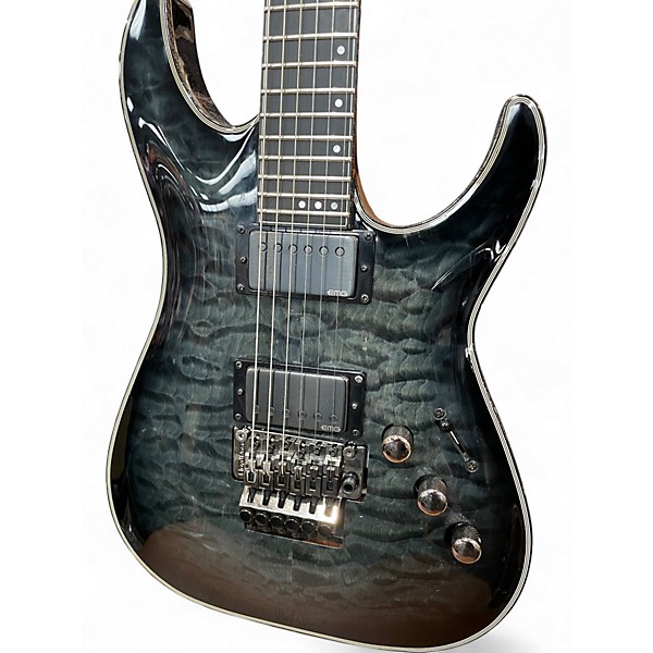 Used Schecter Guitar Research Hellraiser Hybrid Anaconda Burst Solid Body Electric Guitar