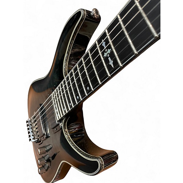 Used Schecter Guitar Research Hellraiser Hybrid Anaconda Burst Solid Body Electric Guitar