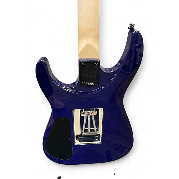 Used Jackson JS34Q Dinky Transparent Purple Solid Body Electric Guitar