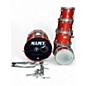 Used Mapex 6 Piece Saturn Pro Transparent Amber Drum Kit thumbnail