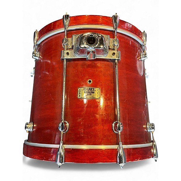 Used Mapex 6 Piece Saturn Pro Transparent Amber Drum Kit