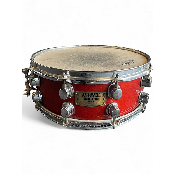 Used Mapex 6 Piece Saturn Pro Transparent Amber Drum Kit