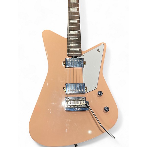 Used Sterling by Music Man MARIPOSA Shell Pink Solid Body Electric Guitar
