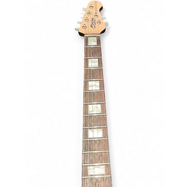 Used Sterling by Music Man MARIPOSA Shell Pink Solid Body Electric Guitar