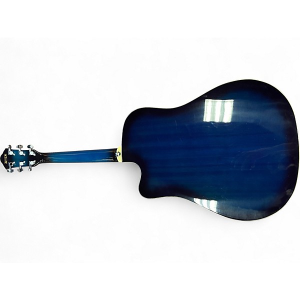 Used Ibanez V70CE Transparent Blue Acoustic Electric Guitar