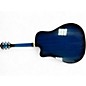 Used Ibanez V70CE Transparent Blue Acoustic Electric Guitar