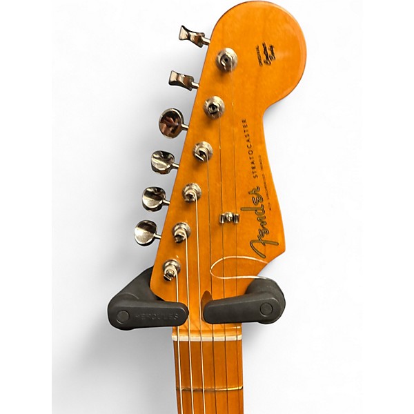 Used 2023 Fender STRATOCASTER 50S VINTERA II Black Solid Body Electric Guitar