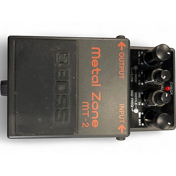Used BOSS MT2 Metal Zone Distortion Effect Pedal