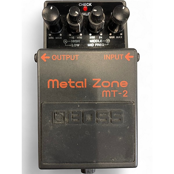 Used BOSS MT2 Metal Zone Distortion Effect Pedal