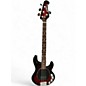 Used Ernie Ball Music Man Stingray 4 String Red to Black Fade Electric Bass Guitar thumbnail