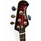 Used Ernie Ball Music Man Stingray 4 String Red to Black Fade Electric Bass Guitar