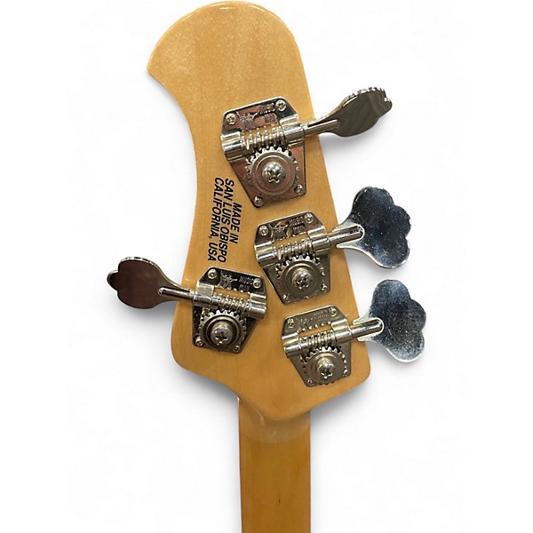 Used Ernie Ball Music Man Stingray 4 String Red to Black Fade Electric Bass Guitar