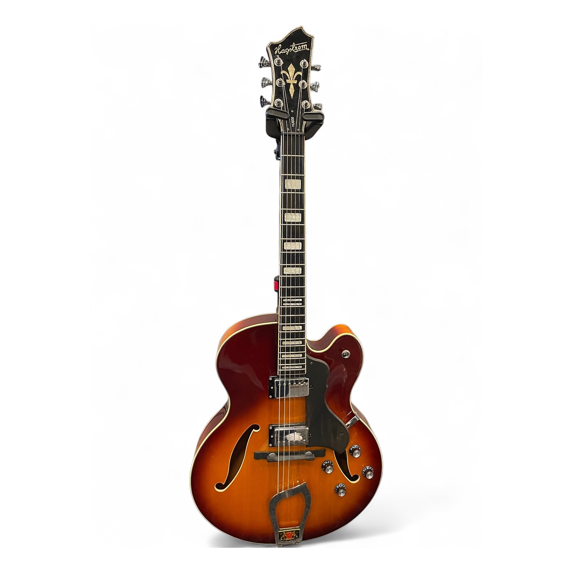 Used Hagstrom HJ600 2 Color Sunburst Hollow Body Electric Guitar 2