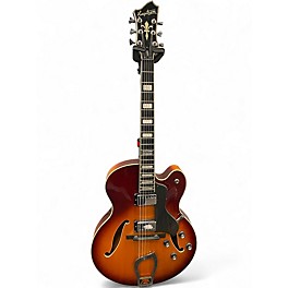 Used Hagstrom HJ600 2 Color Sunburst Hollow Body Electric Guitar