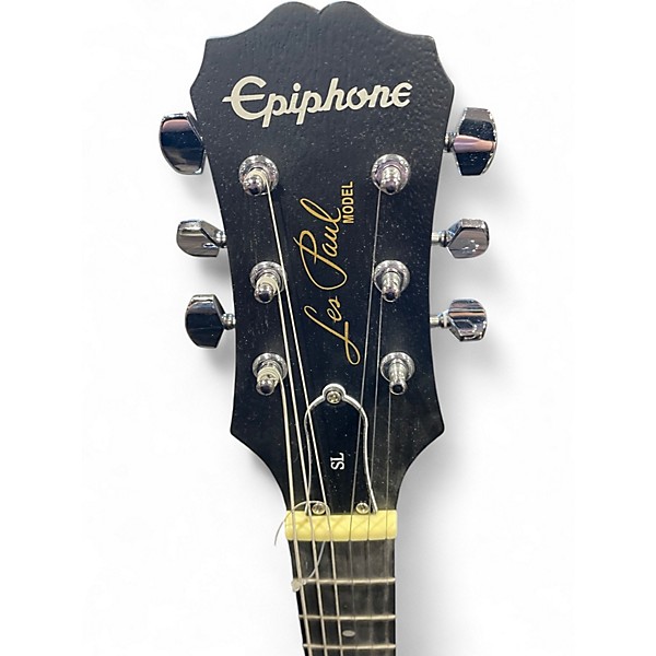 Used Epiphone Les Paul SL Satin Black Solid Body Electric Guitar