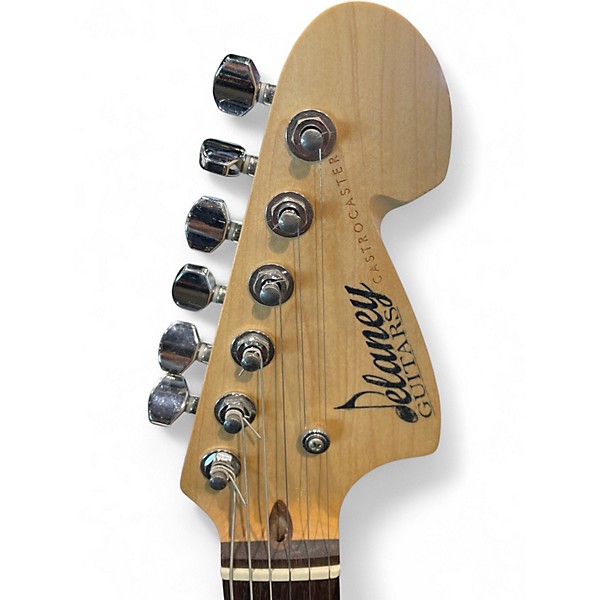 Used Delaney Castrocaster Black Solid Body Electric Guitar