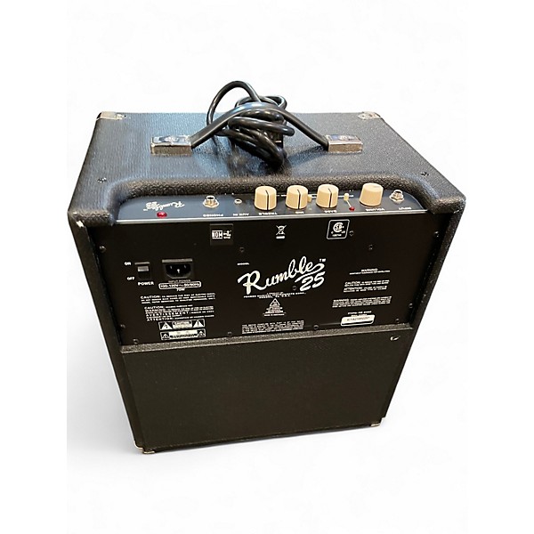 Used Fender Rumble 25 25W 1x8 Bass Combo Amp