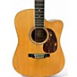 Used Martin DC16RGTEAURA Natural Acoustic Electric Guitar