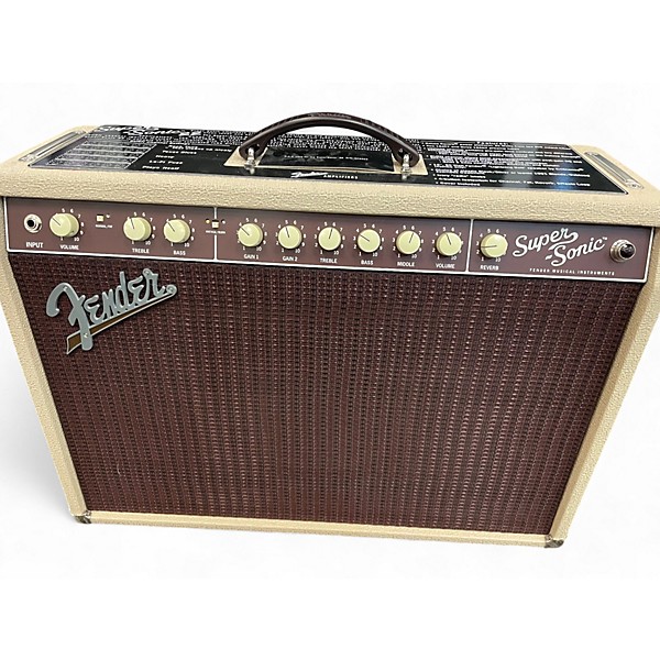 Used Fender Super Sonic 22 22W 1x12 Tube Guitar Combo Amp
