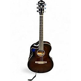Used Ibanez AEG7L Vintage Sunburst Acoustic Electric Guitar