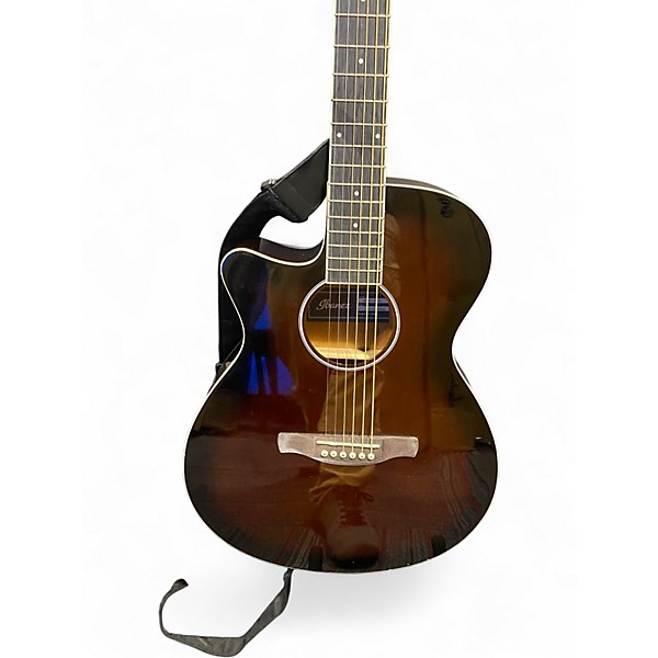Used Ibanez AEG7L Vintage Sunburst Acoustic Electric Guitar