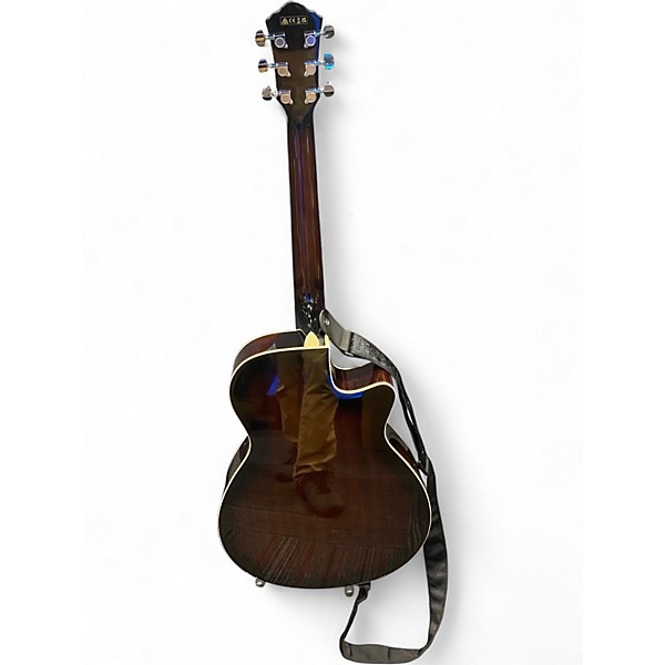 Used Ibanez AEG7L Vintage Sunburst Acoustic Electric Guitar