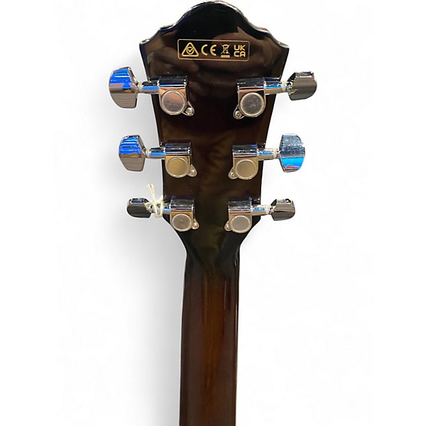 Used Ibanez AEG7L Vintage Sunburst Acoustic Electric Guitar