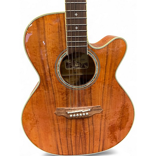 Used Takamine EF508KC NEX Natural Acoustic Electric Guitar