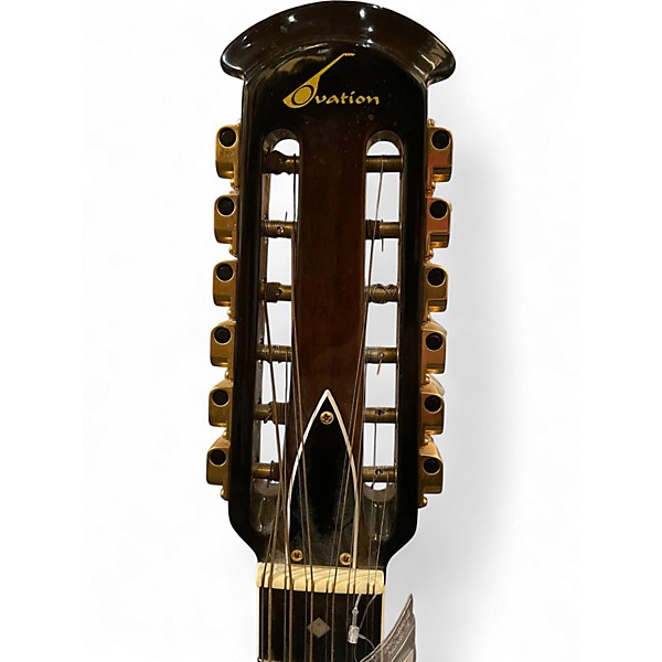 Used Ovation Glen Campbell Model 1618 Sunburst 12 String Acoustic Electric Guitar