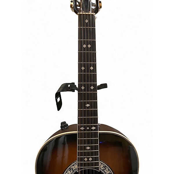 Used Ovation Glen Campbell Model 1618 Sunburst 12 String Acoustic Electric Guitar