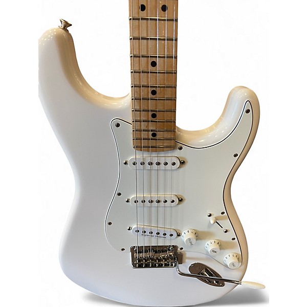 Used Fender Player Stratocaster WHITE Solid Body Electric Guitar