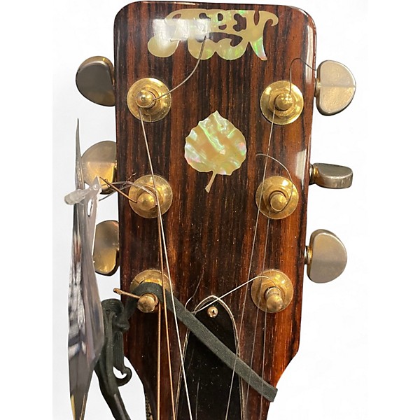 Vintage 1970s Aspen AD-35 Natural Acoustic Guitar