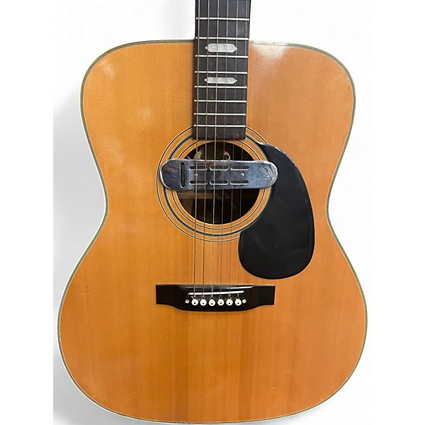 Vintage 1970s Aspen AD-35 Natural Acoustic Guitar