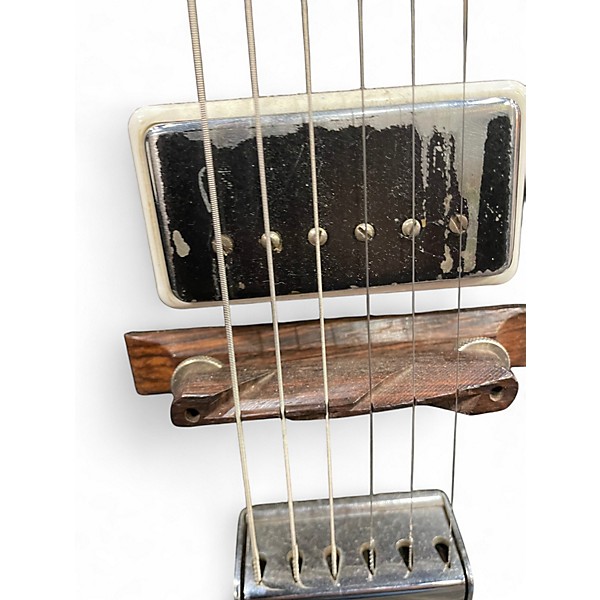 Vintage 1963 Supro CORONADO Black Solid Body Electric Guitar