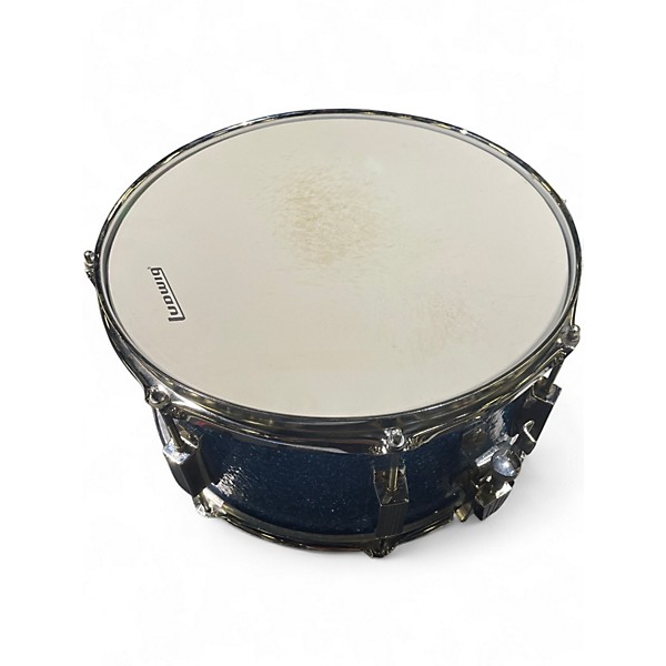 Used TAMA 14X7 Superstar Snare BLUE SPARKLE Drum