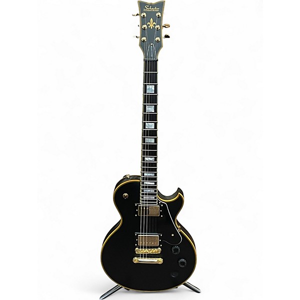 Used Schecter Guitar Research Solo-II Custom MATTE BLACK Solid Body Electric Guitar