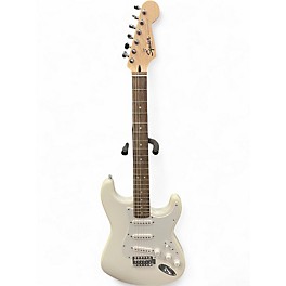 Used Squier sonic stratocaster White Solid Body Electric Guitar