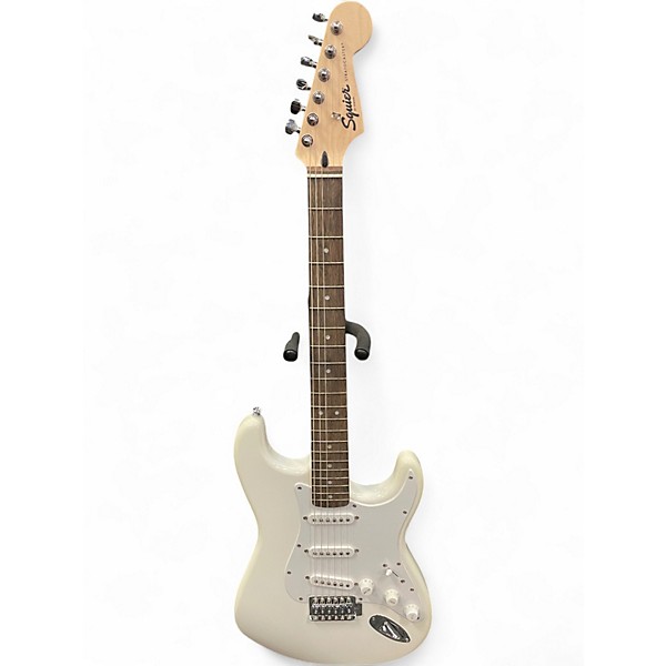 Used Squier sonic stratocaster White Solid Body Electric Guitar